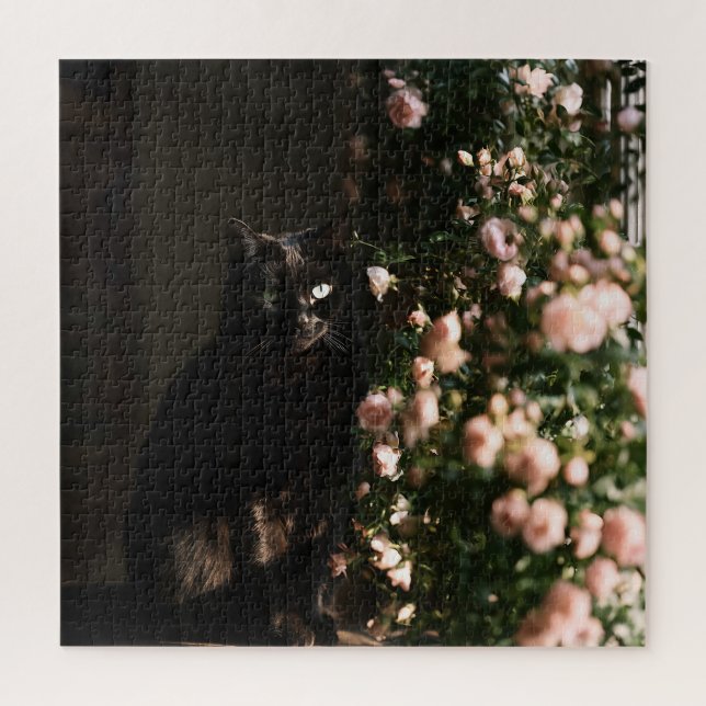 Quebra-cabeça Gatos Bloom à Meia-Noite (Vertical)