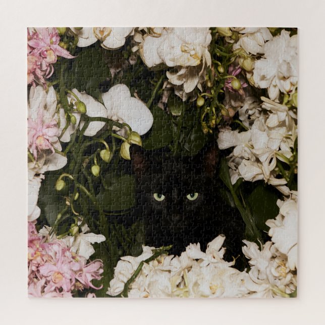 Quebra-cabeça Gatos Bloom à Meia-Noite (Vertical)