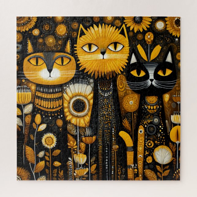Quebra-cabeça Gatos Caprichosos (Vertical)