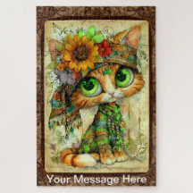 Gatos Hippies encantadores Boêmios