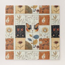 Quebra-cabeça Gatos Modernos De Corte Do Século Médio Artístico