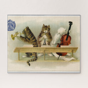 Quebra-cabeça "Gatos Musicais"