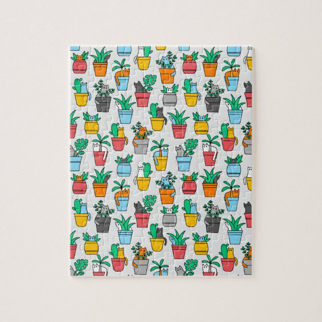 Quebra-cabeça Gatos nos pântanos (Vertical)