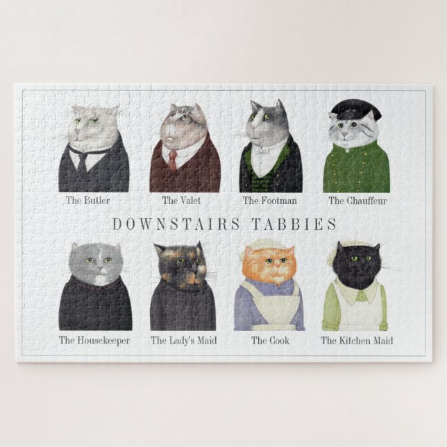Quebra-cabeça GATOS PERSAS LÁ EMBAIXO Puzzle 20x30 (Horizontal)