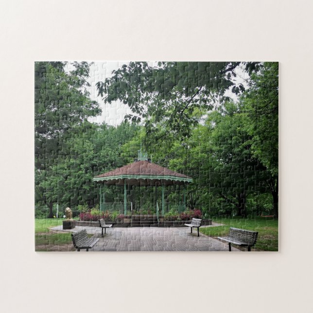 Quebra-cabeça Gazebo com Benches (Horizontal)