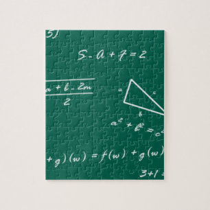 Quebra-cabeça geek da álgebra do professor de matemática