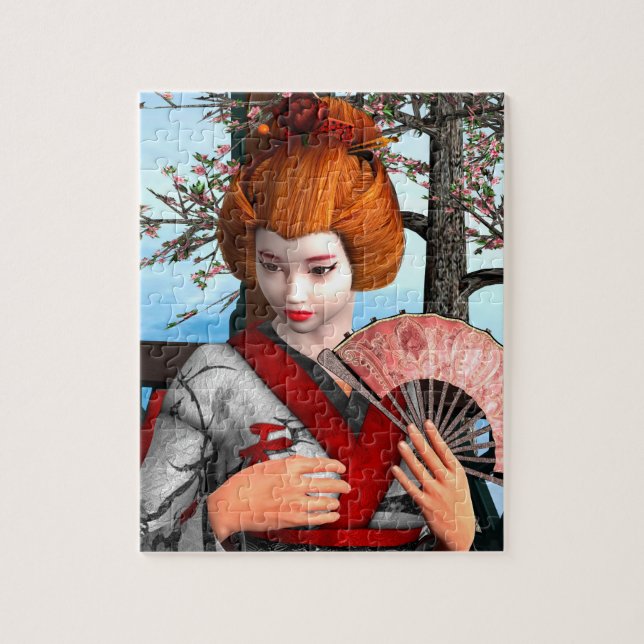 Quebra-cabeça Geisha (Vertical)
