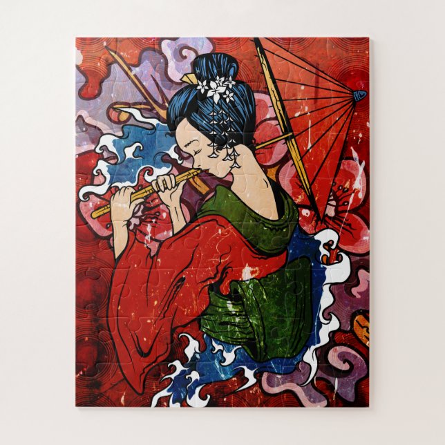 Quebra-cabeça Geisha (Vertical)