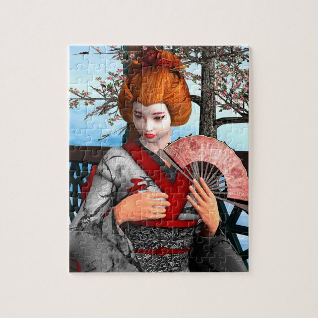 Quebra-cabeça Géisha (Vertical)