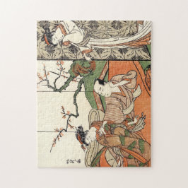 Quebra-cabeça Geisha maiko ukiyo-e, guanense oriental