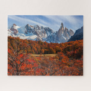 Quebra-cabeça Gelo e neve El Chalten, Argentina Patagonia