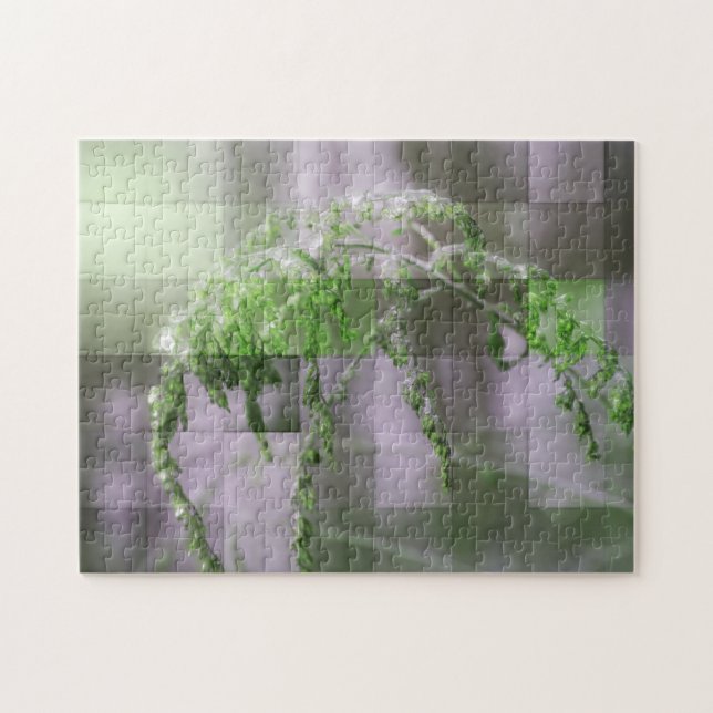 Quebra-cabeça Gelo Na Natureza Da Flor De Goldenrodo (Horizontal)