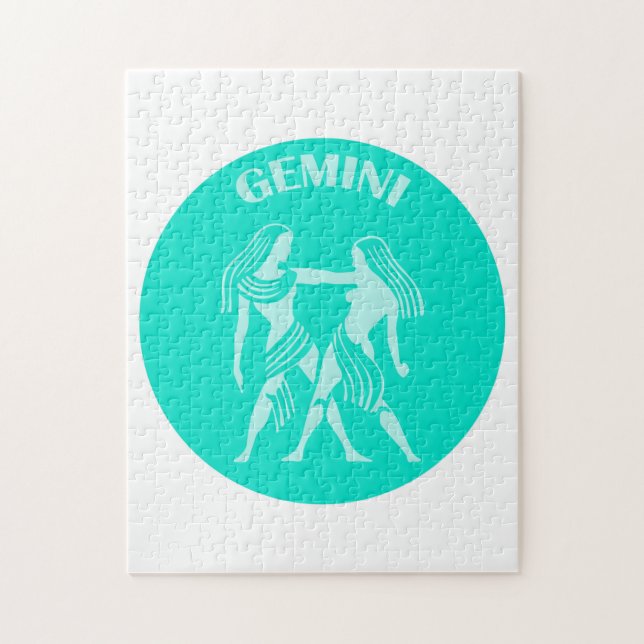 Quebra-cabeça Gemini, Zodiac Sign, Horoscope, Astrology (Vertical)