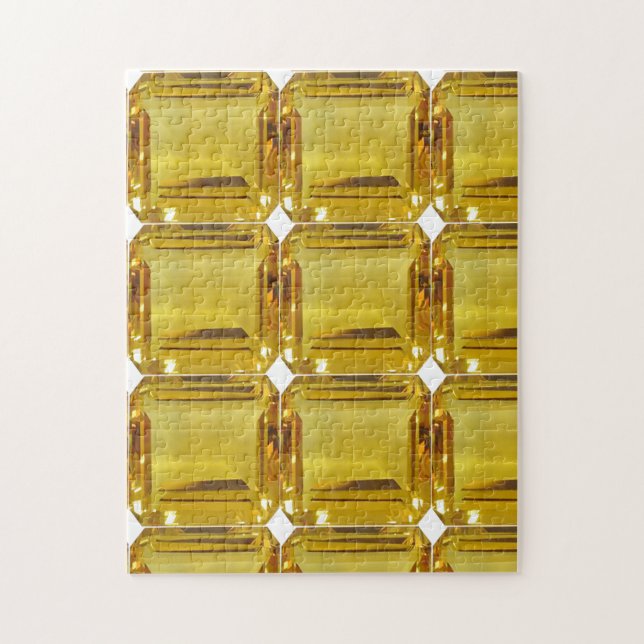 Quebra-cabeça Gemstone Amarelo (Vertical)