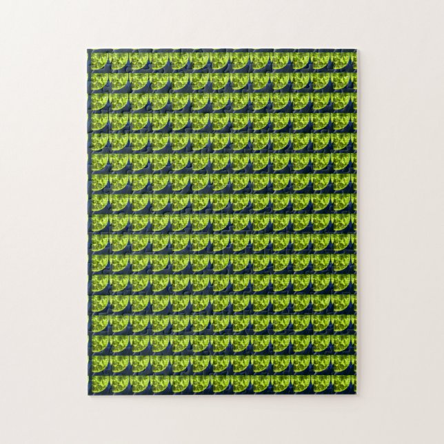 Quebra-cabeça Gemstone Art, Blue and Yellow (Vertical)