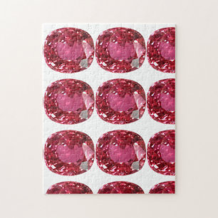 Quebra-cabeça Gemstone Rosa