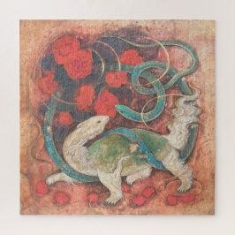 Quebra-cabeça Genbu: Gate of Waters - Mystical Nihonga Inspired