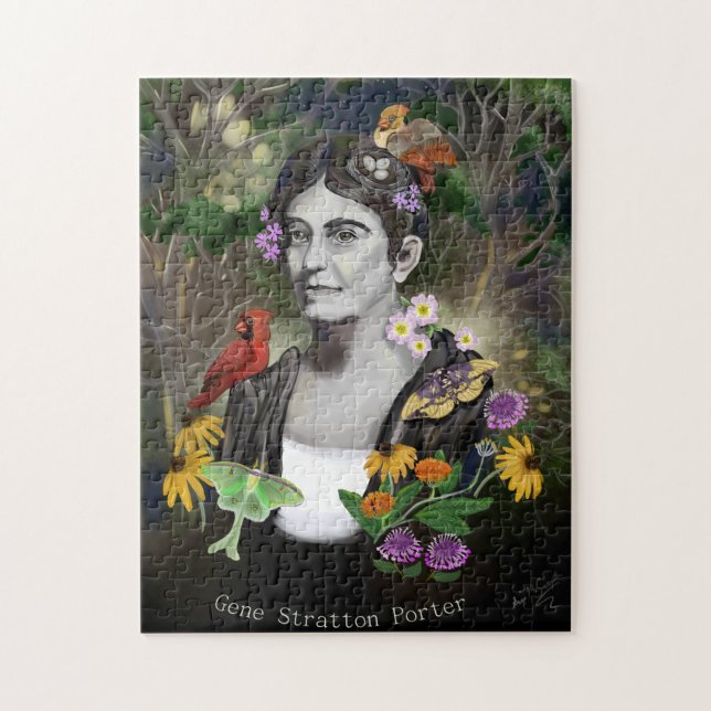 Quebra-cabeça Gene Stratton Porter Portrait (Vertical)