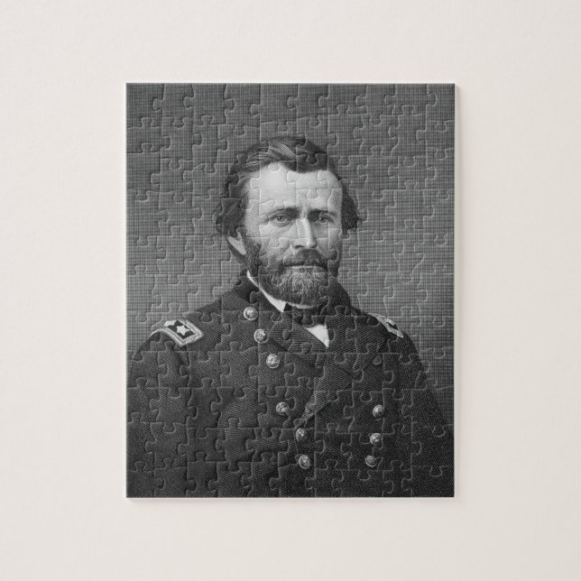 Quebra-cabeça General Ulysses Simpson Grant, gravado após uma (Vertical)