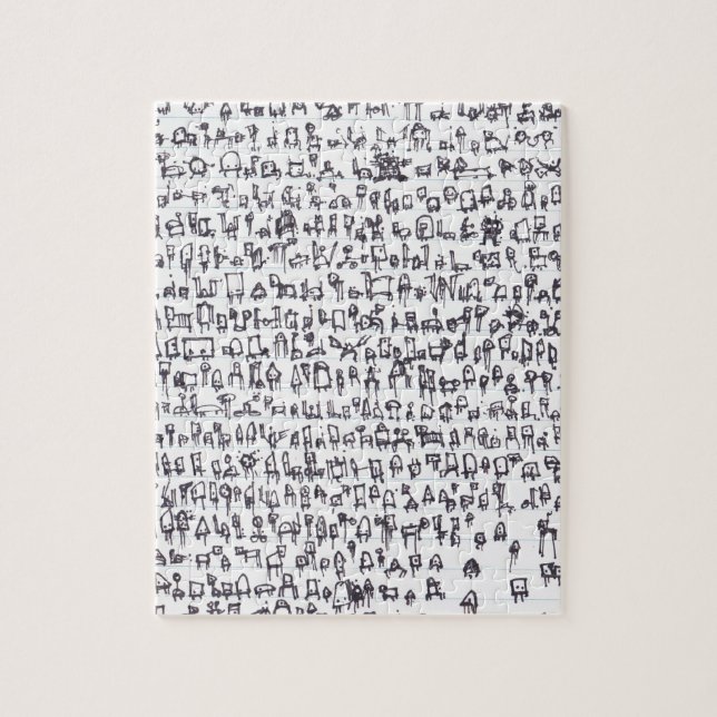 Quebra-cabeça Genoma 001 do robô (Vertical)