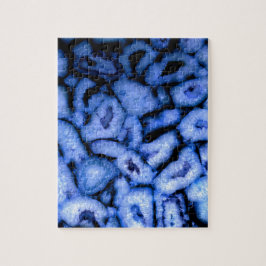 Quebra-cabeça Geodes de Agato do Quartz Azul