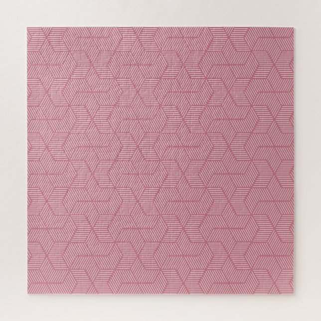Quebra-cabeça Geometria de Linha: Textura Vintage Moderna (Vertical)