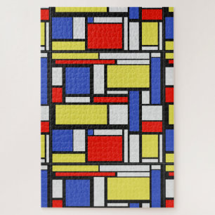 Quebra-cabeça Geometria de Mondrian