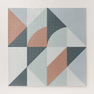 Quebra-cabeça Geometria Desbotada Vintage | Puzzle Moderno de Me