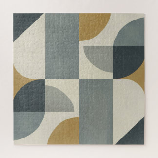Quebra-cabeça Geometria Silenciada em Movimento | Puzzle Moderno