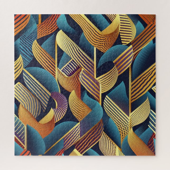 Quebra-cabeça geométrico (Vertical)