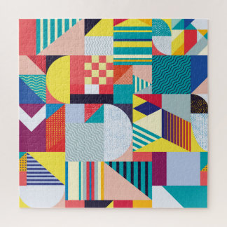 Quebra-cabeça Geométrico Decorativo: Padrão de Abstrato de Vinta