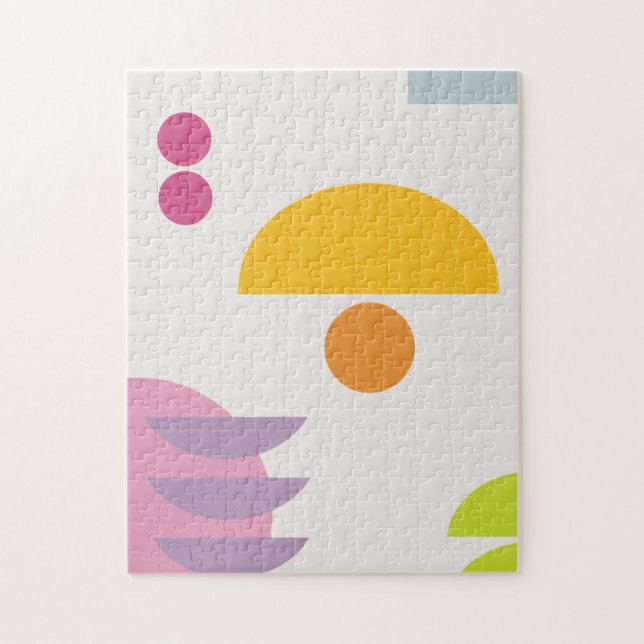 Quebra-cabeça Geométrico Moderno (Vertical)