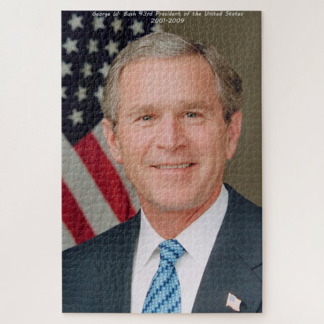 Quebra-cabeça George W. Bush, 43º Presidente dos Estados Unidos (Vertical)