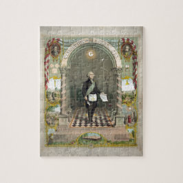 Quebra-cabeça George Washington como Freemason