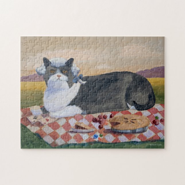 Quebra-cabeça George Washington Funny Cat (Horizontal)