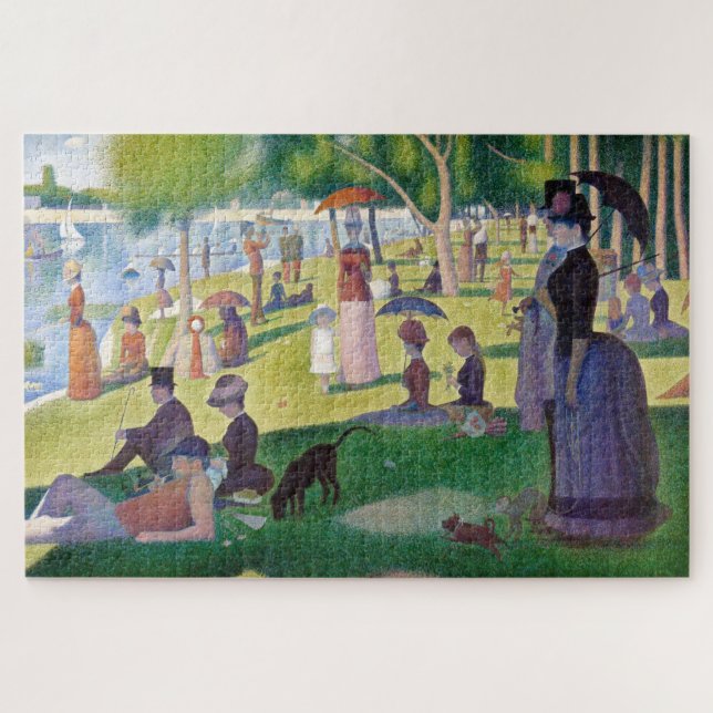 Quebra-cabeça Georges Seurat - Domingo em La Grande Jatte (Horizontal)