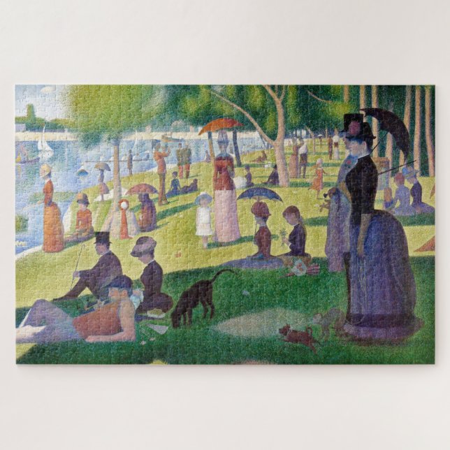 Quebra-cabeça Georges Seurat - Um Domingo na La Grande Jatte (Horizontal)