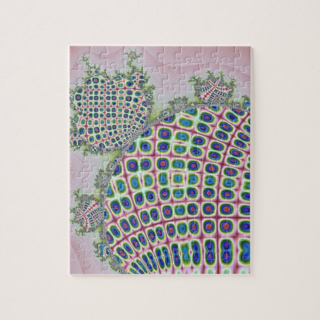 Quebra-cabeça Gerado por computador handcraft fractals dados (Vertical)