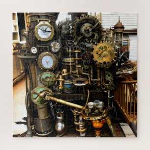 Quebra-cabeça Gerador de Boa Sorte Steampunk