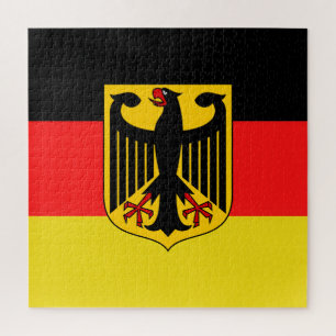 Quebra-cabeça German black eagle, Deutschland German flag