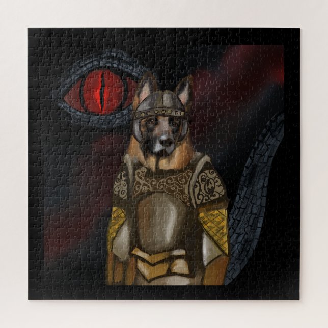 Quebra-cabeça German shepherd (Vertical)