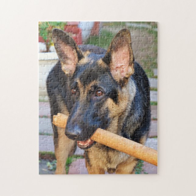 Quebra-cabeça German shepherd por Shirley Taylor (Vertical)