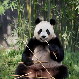Quebra-cabeça Giant Panda Bamboo Snack