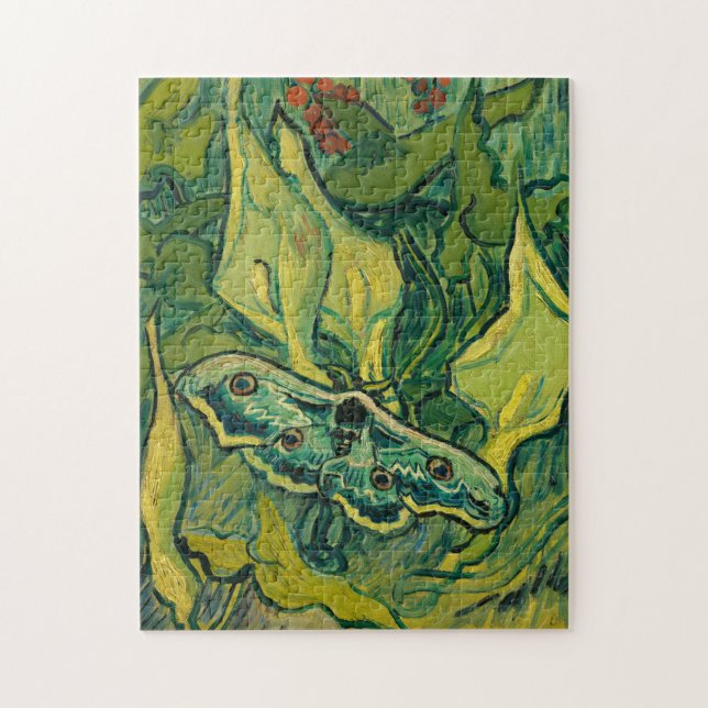 Quebra-cabeça Giant Peacock Moth, 1889, por Vincent van Gogh (Vertical)