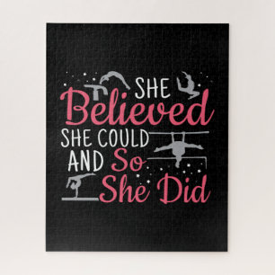 Quebra-cabeça Ginástica feminina - Acreditava que poderia