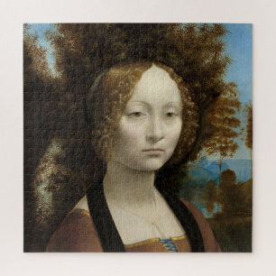 Quebra-cabeça Ginevra de' Benci por Leonardo Da Vinci
