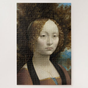 Quebra-cabeça Ginevra de' Benci por Leonardo Da Vinci