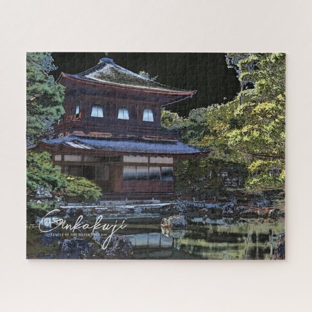 Quebra-cabeça Ginkaku-ji (Higashiyama Jisho-ji) (Horizontal)