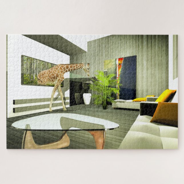 Quebra-cabeça Girafa (Horizontal)