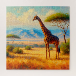 Quebra-cabeça Girafa